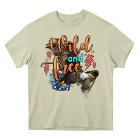 Mossy wild and free Heavy Core Tee - Zillion Design Studio