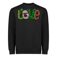 Black Western St. Patrick's Day Love Cow Heavyweight Sweatshirt - Artiststas