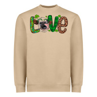 Mushroom Western St. Patrick's Day Love Cow Heavyweight Sweatshirt - Artiststas