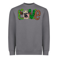 Storm Western St. Patrick's Day Love Cow Heavyweight Sweatshirt - Artiststas