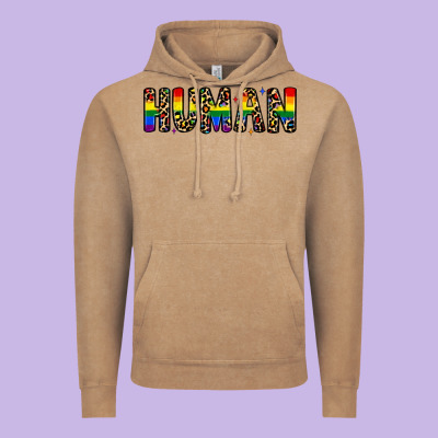 Human Vintage Hoodie Designed By Jahusdesignshop