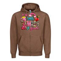 Chestnut little miss first grade Zipper Hoodie - NancyCooperArtShop