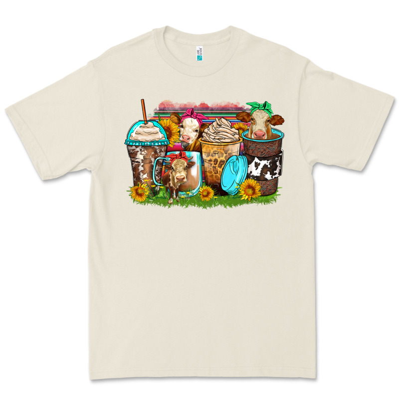 Heifers Coffee Cups Premium Tee by Zillion Design Studio | Teevron