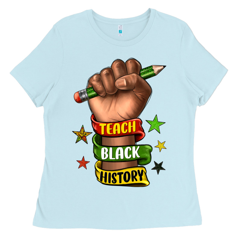 Teach Black History Ladies Tee by texasbilliewilder | Teevron