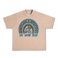 Burro in april we wear blue autism awareness leopard rainbow Urban Heavy Tee - Artiststas