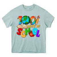 Arona 100 days of school Heavy Core Tee - texasbilliewilder