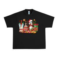 Black santa fuel coffee cups Urban Heavy Tee - AdoDesignShop