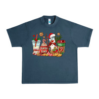 Midnight Navy santa fuel coffee cups Urban Heavy Tee - AdoDesignShop