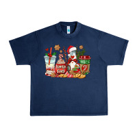 Navy santa fuel coffee cups Urban Heavy Tee - AdoDesignShop