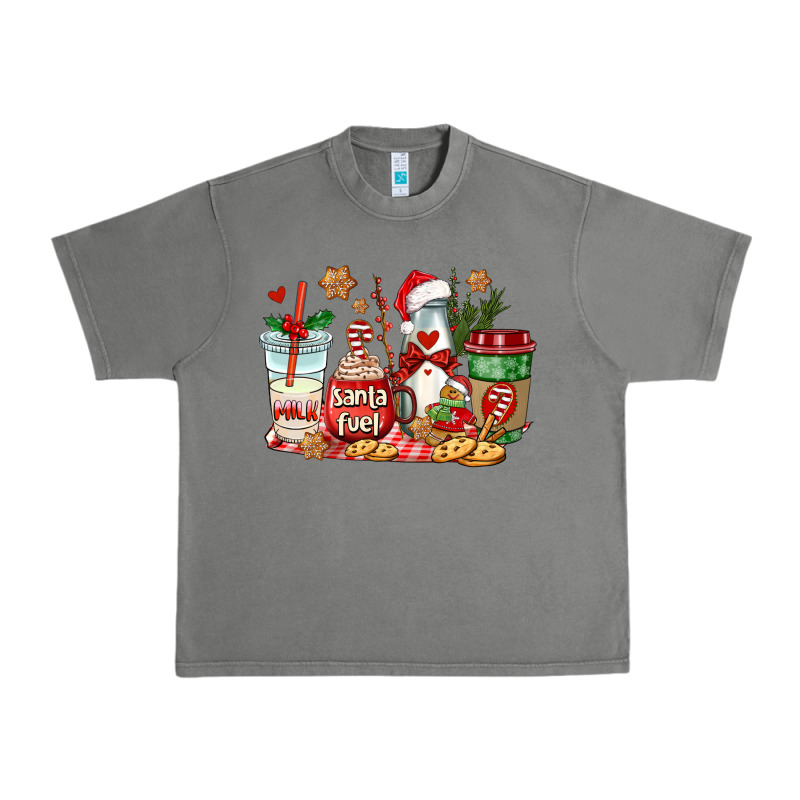 Santa Fuel Coffee Cups Urban Heavy Tee by AdoDesignShop | Teevron