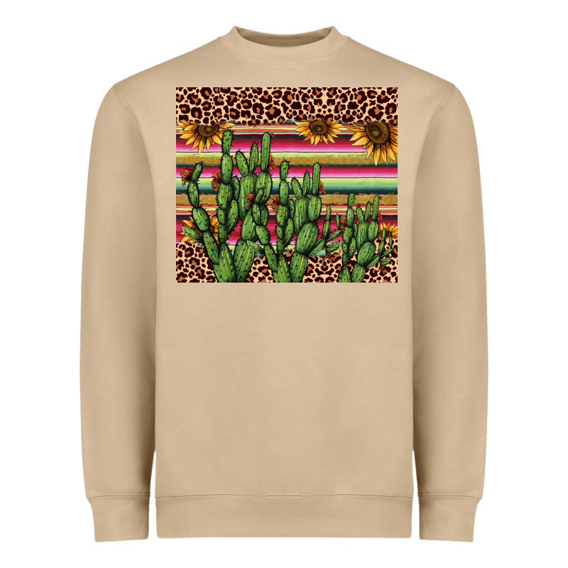 Cactus Serape Heavyweight Sweatshirt by AdoDesignShop | Teevron