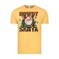 Vintage Mustard howdy santa Vintage Tee - AdoDesignShop