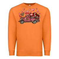 Carrot love truck with roses and leopard Premium Sweatshirt - RanaPortraitStore
