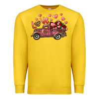 Lemon love truck with roses and leopard Premium Sweatshirt - RanaPortraitStore