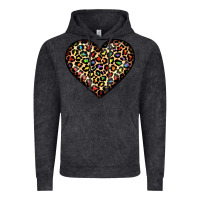 Vintage Black pride leopard heart Vintage Hoodie - JahusDesignShop