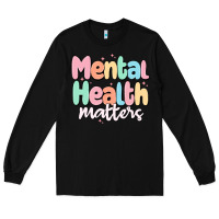 Black mental health matters Long Sleeve Tee - MaliasSmallBusiness