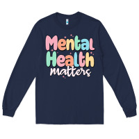 Navy mental health matters Long Sleeve Tee - MaliasSmallBusiness