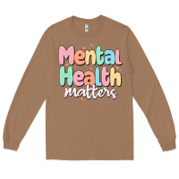 Toasted Coconut mental health matters Long Sleeve Tee - MaliasSmallBusiness