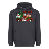 Smoke happy new year 2022 christmas truck with american flag Heavyweight Hoodie - Jasminsmagicworld