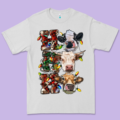 Hohoho Cows Premium Tee Designed By Ranaportraitstore