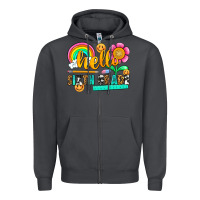 Smoke hello sixth grade Zipper Hoodie - NancyCooperArtShop