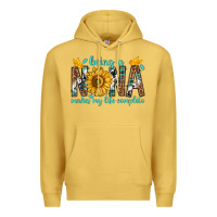 Antique Gold Being a Nana Makes My Life Complete Premium Hoodie - texasbilliewilder