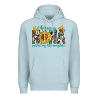 Blue Mist Being a Nana Makes My Life Complete Premium Hoodie - texasbilliewilder