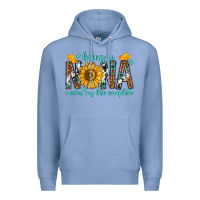 Colony Blue Being a Nana Makes My Life Complete Premium Hoodie - texasbilliewilder