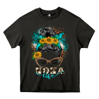 Asphalt nona life messy bun Heavy Core Tee - BarkalooDesign