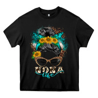 Black nona life messy bun Heavy Core Tee - BarkalooDesign
