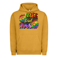 Pigment Peanut Butter Free dad hugs Urban Hoodie - CowGirlArtShop