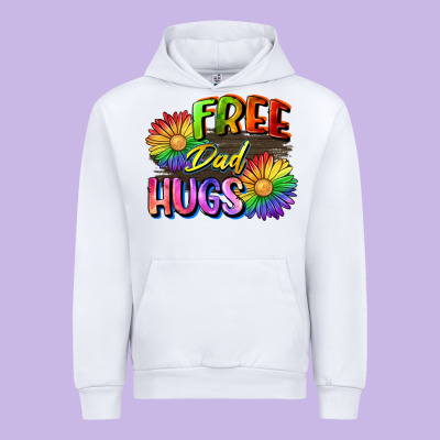 Free Dad Hugs Urban Hoodie Designed By Cowgirlartshop