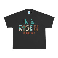 Pigment Black he is risen Urban Heavy Tee - Artiststas