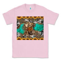 Bubblegum Pink western boots and sunflowers tumbler Classic Tee - Jasminsmagicworld