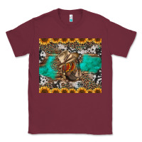 Burgundy western boots and sunflowers tumbler Classic Tee - Jasminsmagicworld