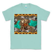 Seafoam western boots and sunflowers tumbler Classic Tee - Jasminsmagicworld