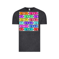 Vintage Black plaster seamless pattern Vintage Tee - BundleAndBundleShop