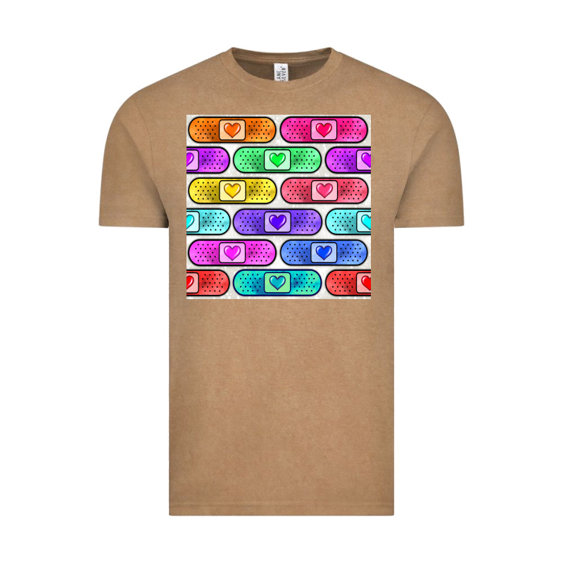 Plaster Seamless Pattern Vintage Tee by BundleAndBundleShop | Teevron