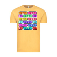Vintage Mustard plaster seamless pattern Vintage Tee - BundleAndBundleShop