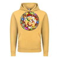 Vintage Mustard Christmas chick Vintage Hoodie - Artiststas