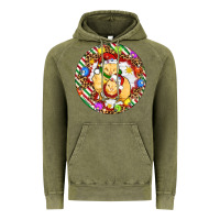 Vintage Olive Christmas chick Vintage Hoodie - Artiststas