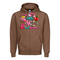 Chestnut little miss second grade Zipper Hoodie - NancyCooperArtShop