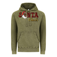 Vintage Olive african american santa claus Vintage Hoodie - RanaPortraitStore