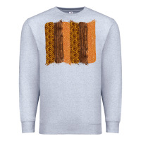 Heather Grey Western Wood Glitter Vintage Pattern Premium Sweatshirt - Bettercallsaul
