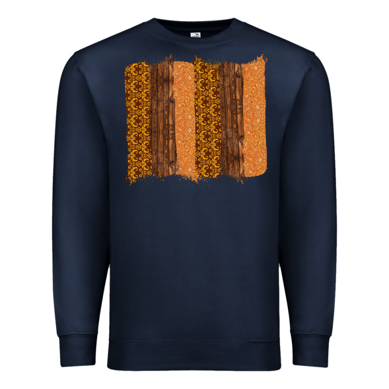 Western Wood Glitter Vintage Pattern Premium Sweatshirt by Bettercallsaul | Teevron