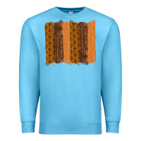 Ocean Blue Western Wood Glitter Vintage Pattern Premium Sweatshirt - Bettercallsaul