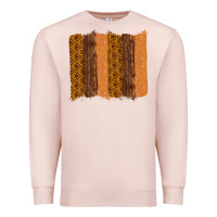Pale Pink Western Wood Glitter Vintage Pattern Premium Sweatshirt - Bettercallsaul