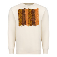 Sandshell Western Wood Glitter Vintage Pattern Premium Sweatshirt - Bettercallsaul
