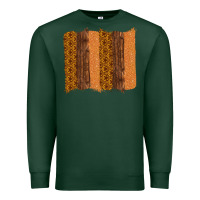 Sports Green Western Wood Glitter Vintage Pattern Premium Sweatshirt - Bettercallsaul