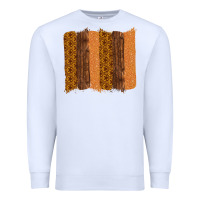 White Western Wood Glitter Vintage Pattern Premium Sweatshirt - Bettercallsaul